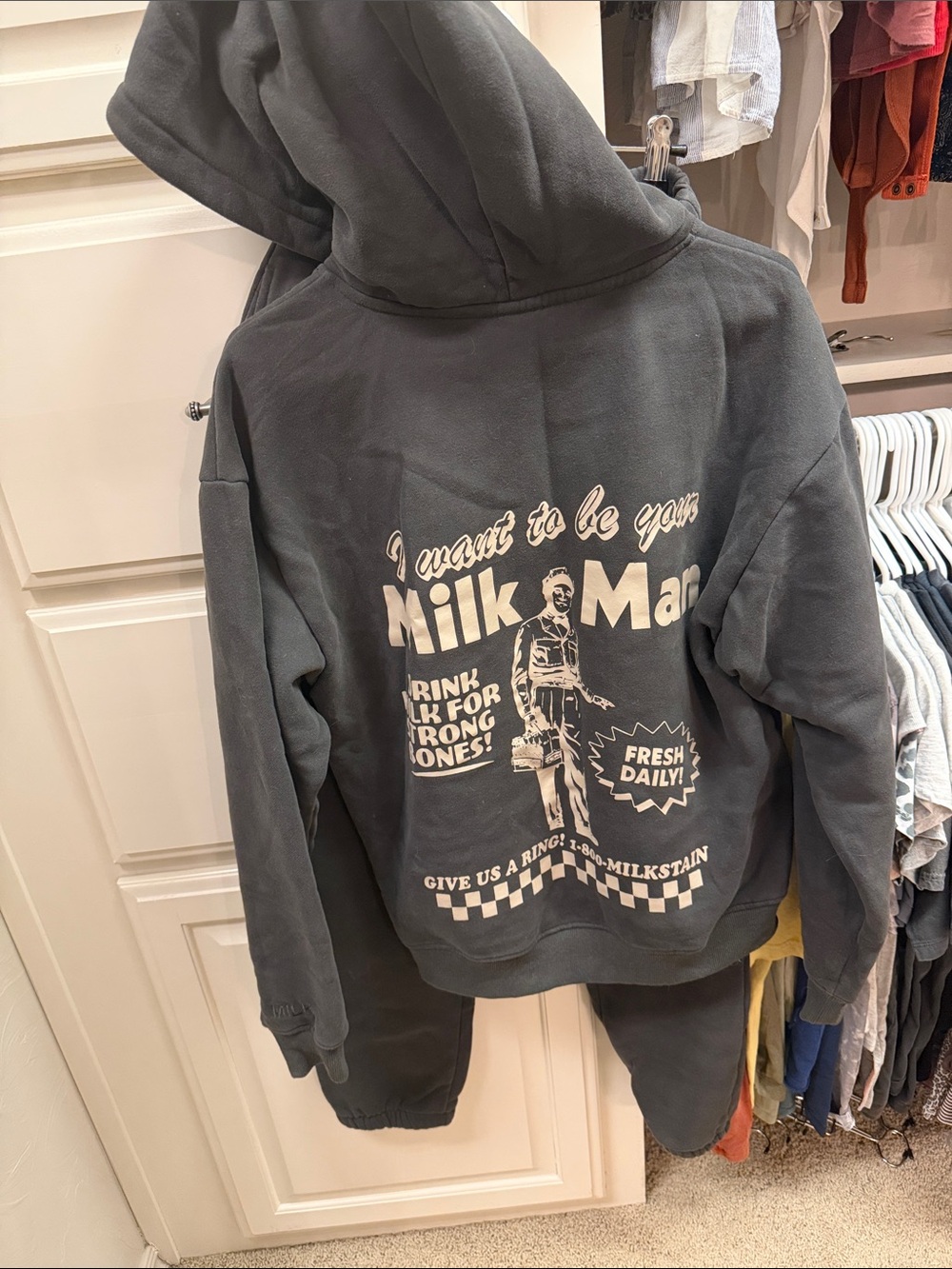 Milkstain Milk Man Matching Sweat Set